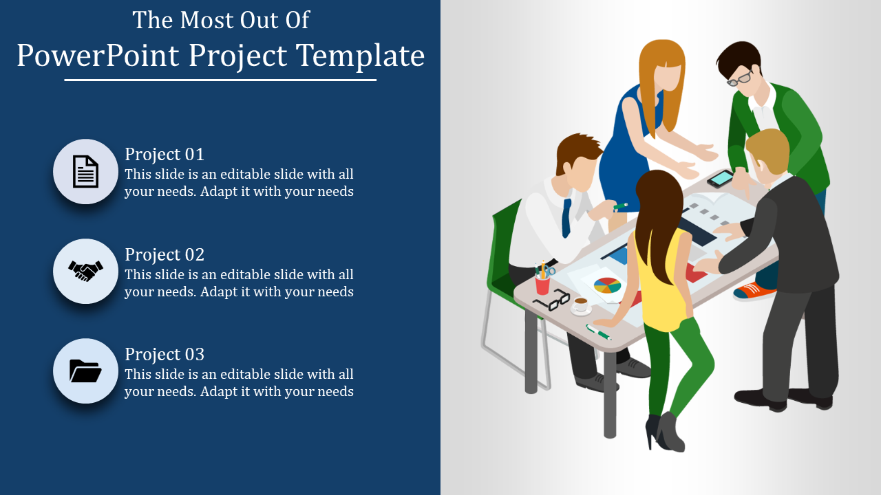 Free - Innovative PowerPoint Project Template Presentation